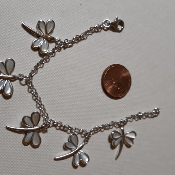 Sterling Silver * Dragonfly * Bracelet - Picture 1 of 4
